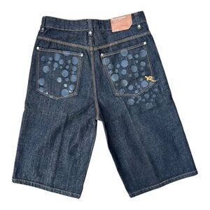 Rocawear Denim Co. Vintage Jean Shorts Size 34 Baggy Y2K Hip Hop Streetwear